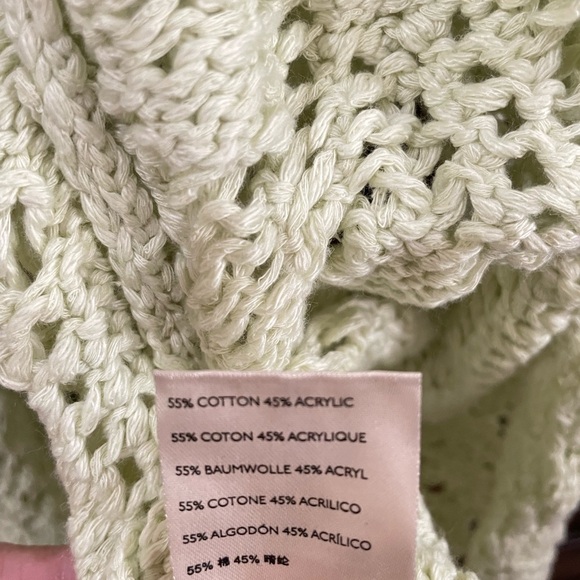 FREE PEOPLE Honeydew Sweet Talker Long Crochet Cardigan - Picture 9 of 12